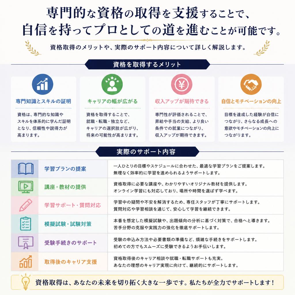 資格取得でキャリアを加速