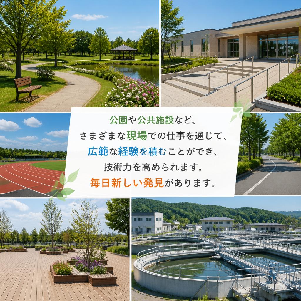 多様な現場での経験が成長を促す