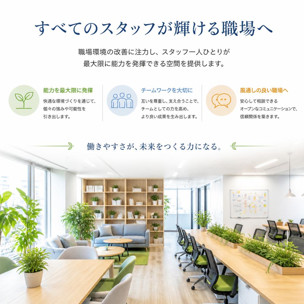職場環境の改善に向けた取り組み