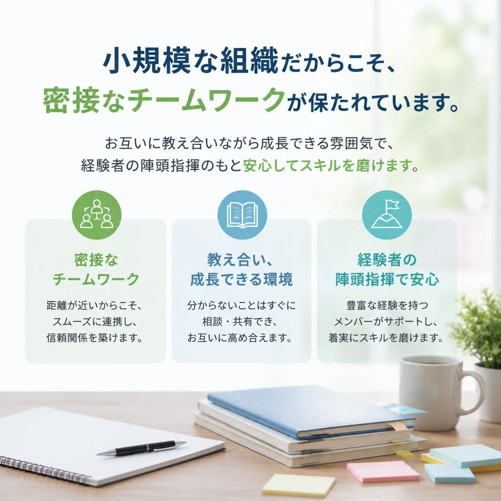 職場の雰囲気とチームワーク