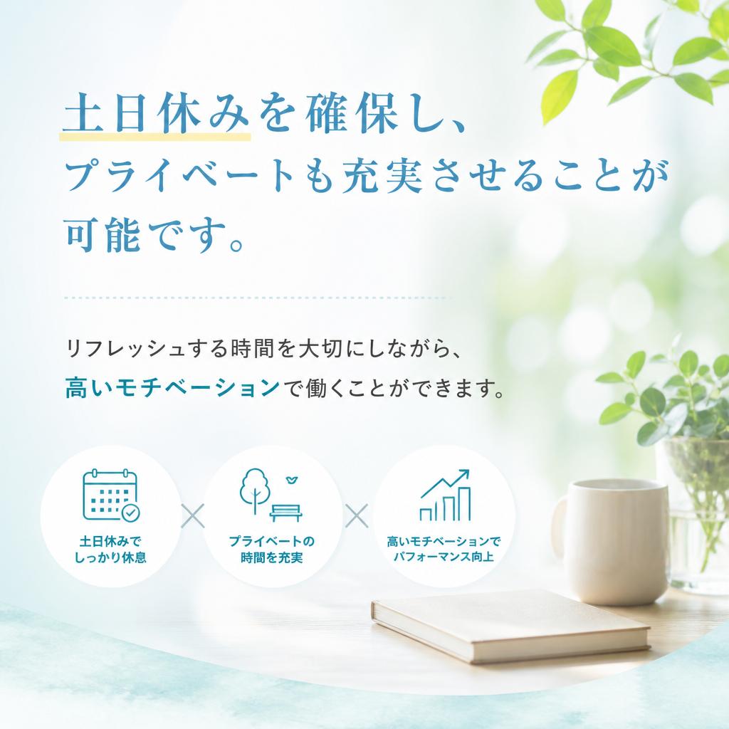 充実した休暇制度