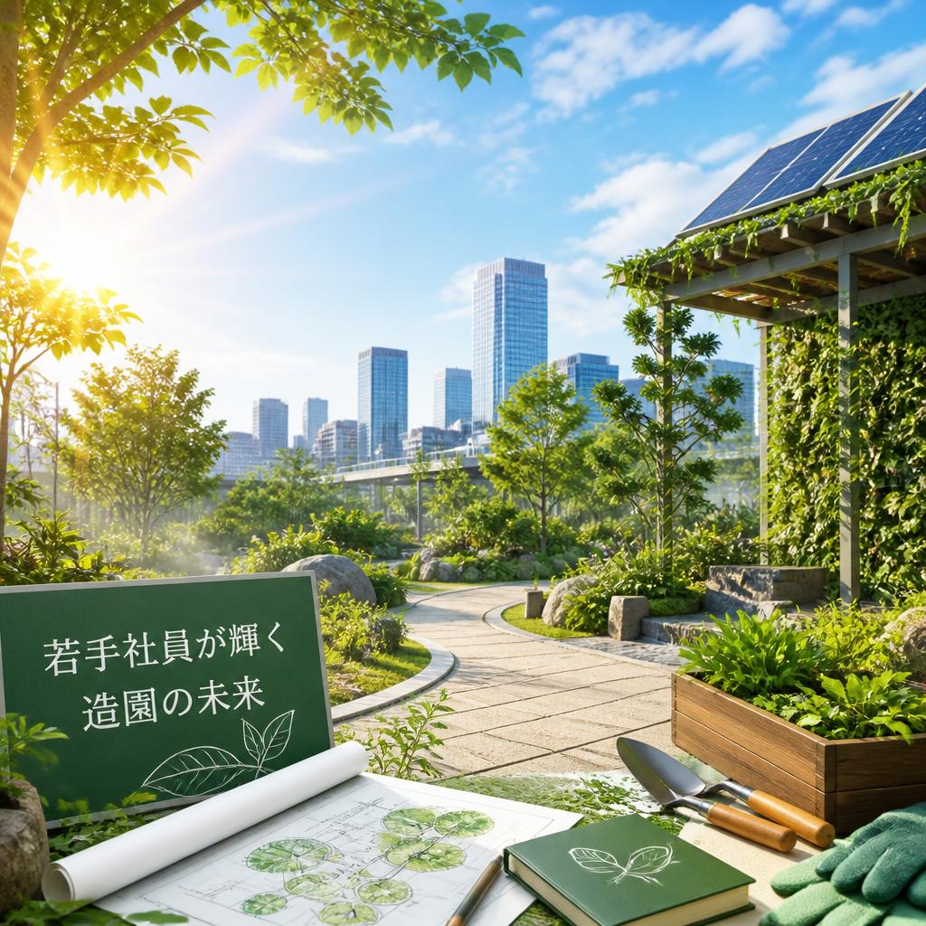 若手社員が輝く造園の未来