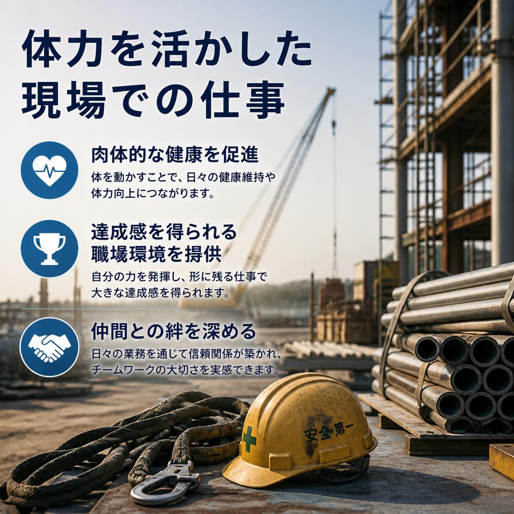 体力仕事で得られる充実感