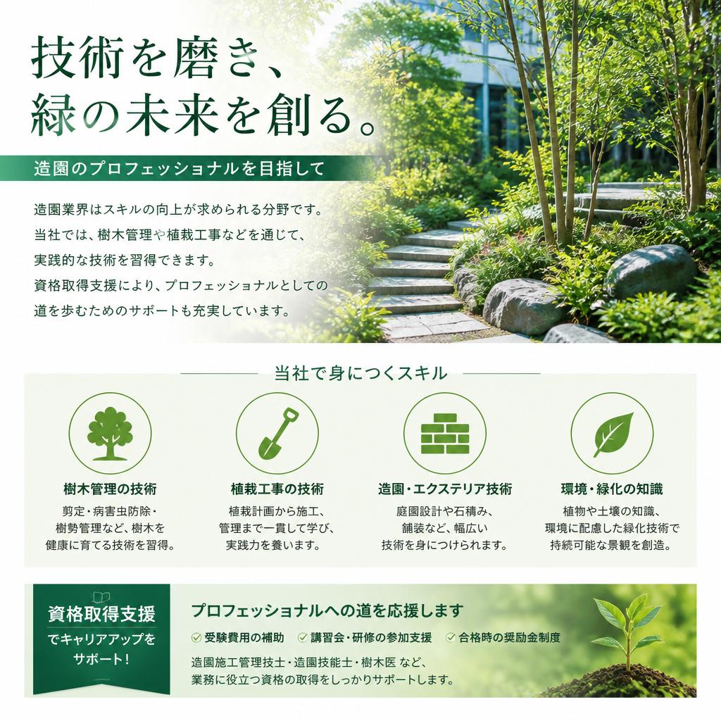 手に職をつけるチャンス