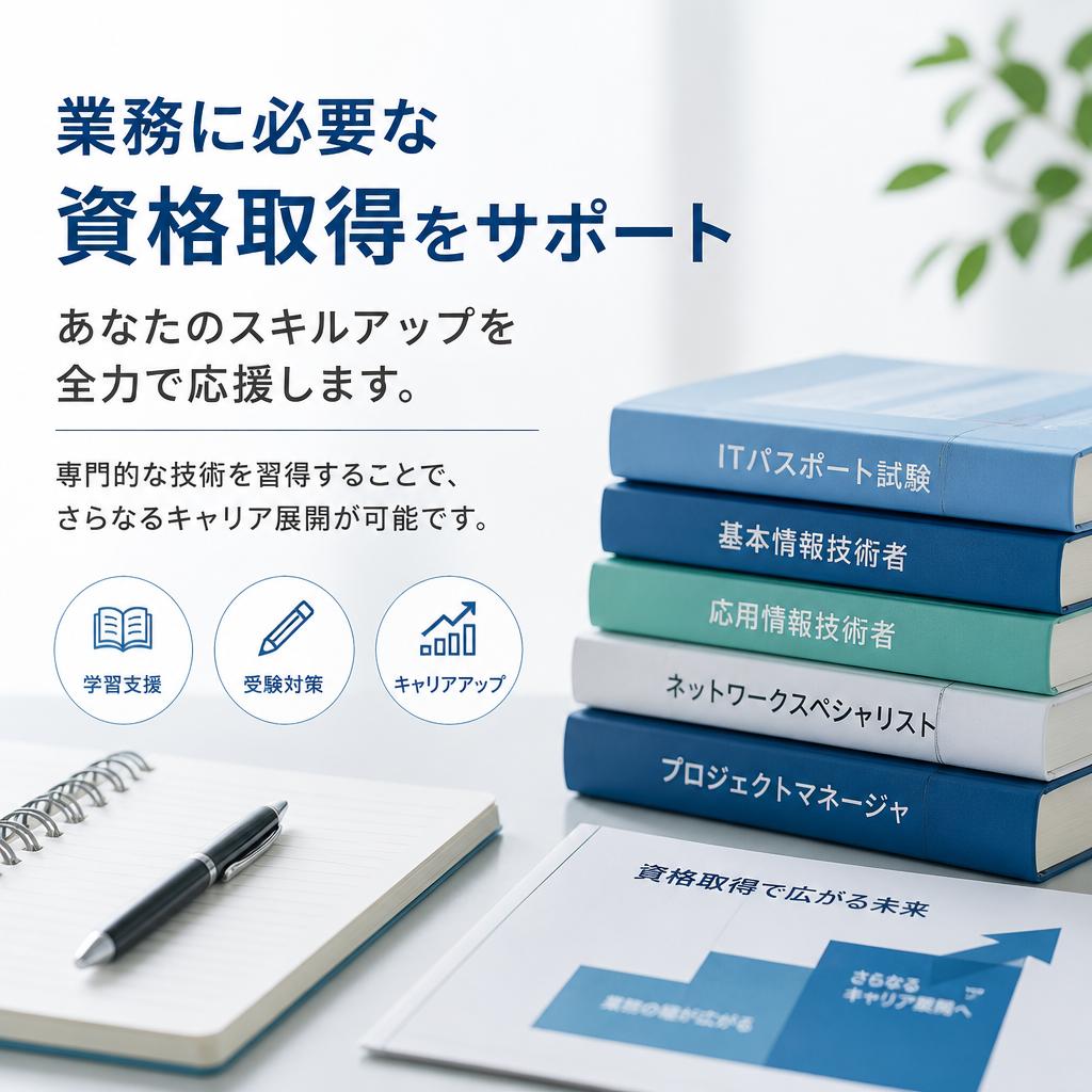 キャリアアップ支援の充実
