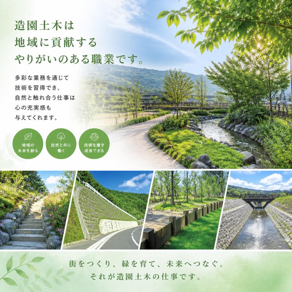造園土木業界の魅力とは