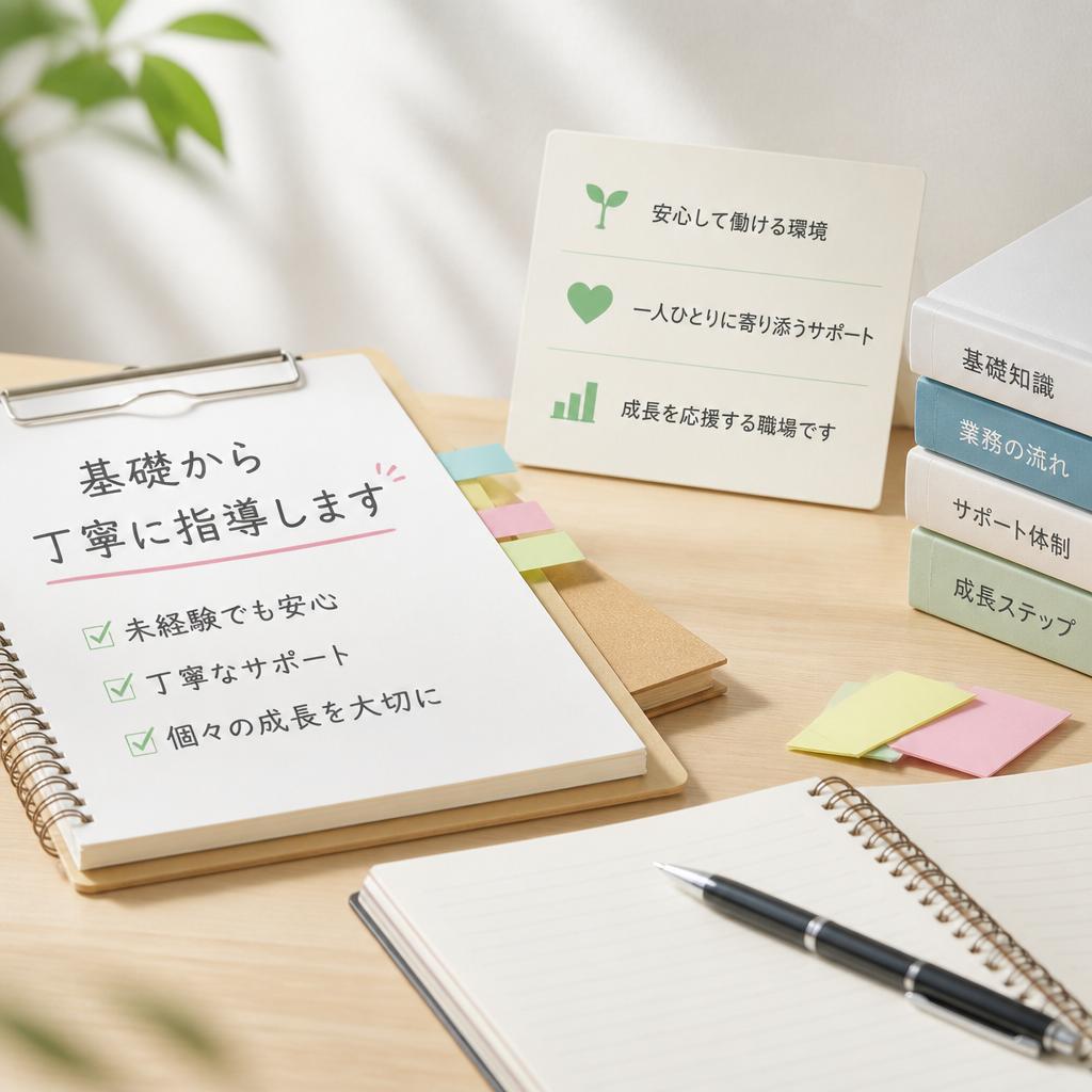 未経験からプロへ!サポート体制