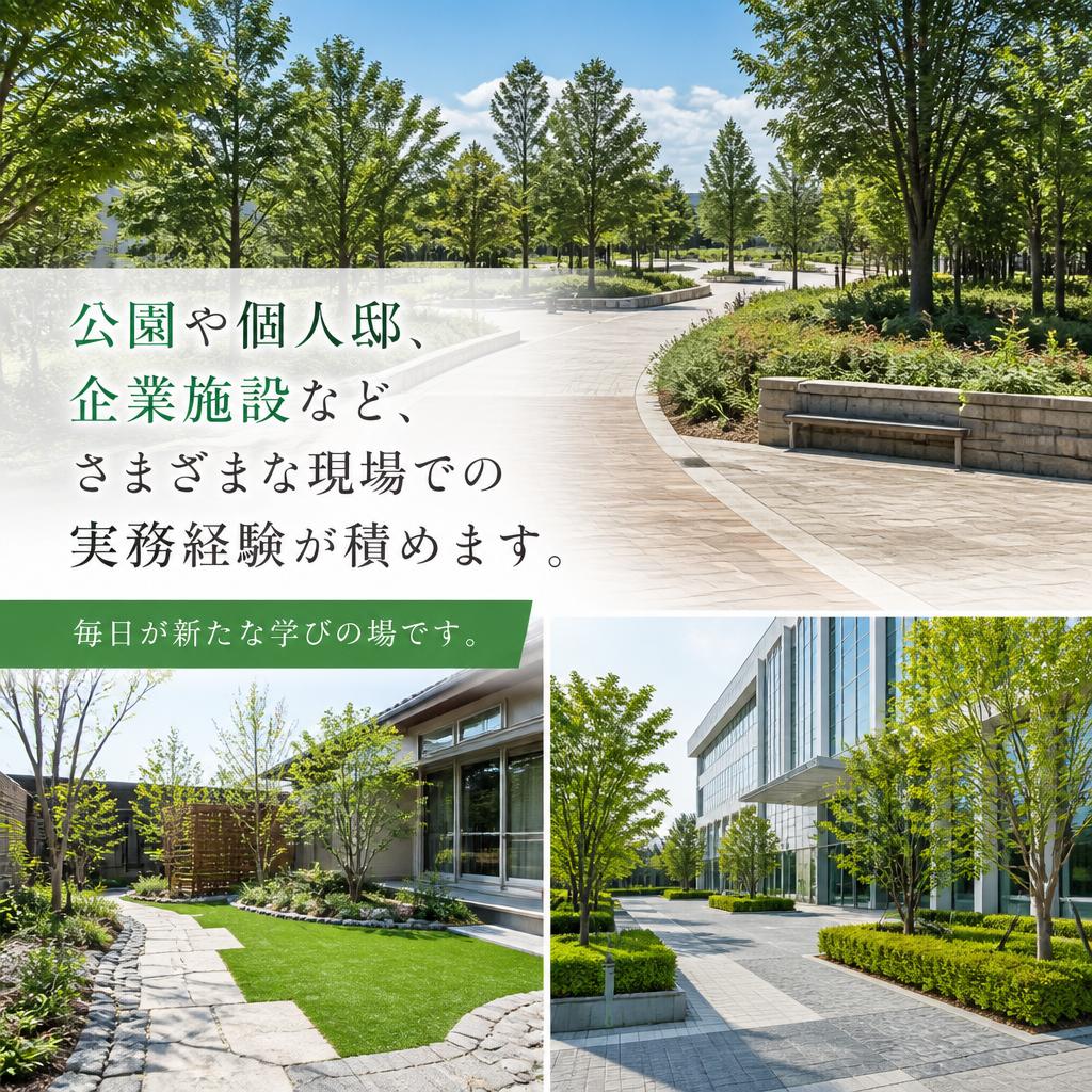 多彩な現場での実務経験